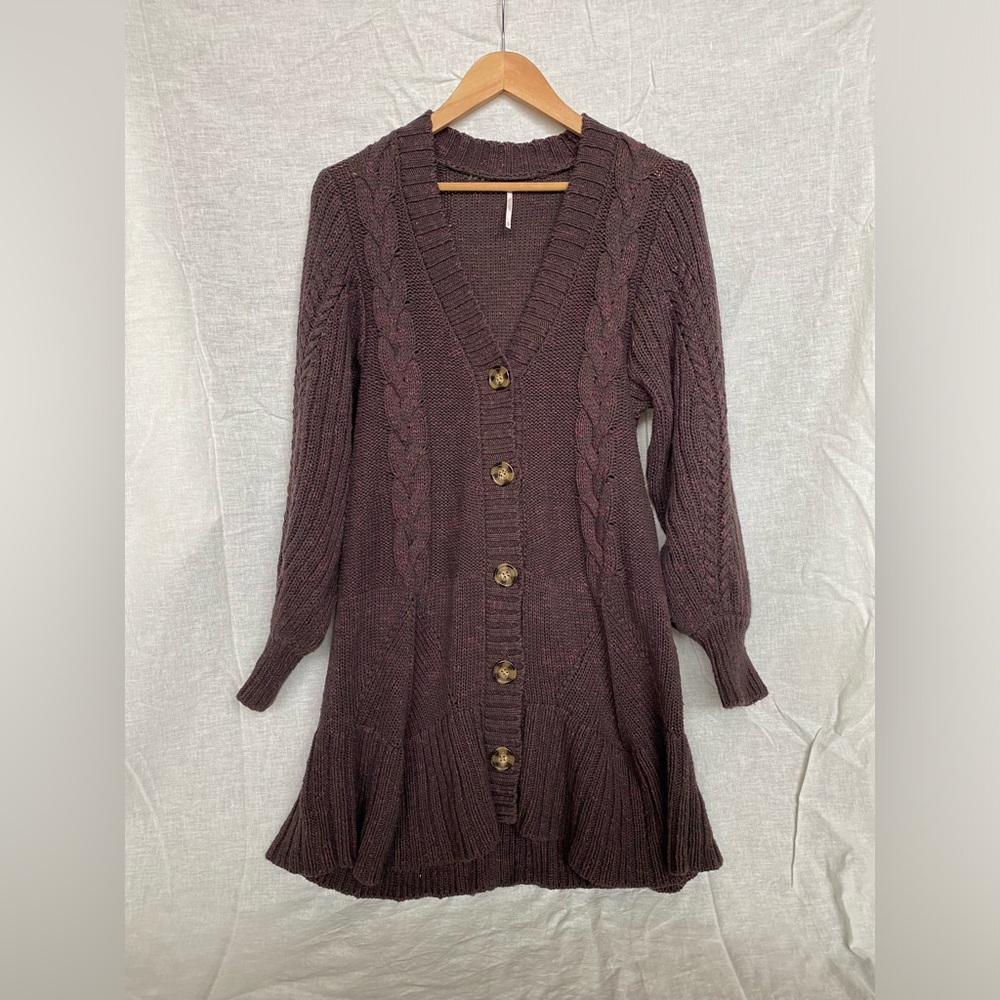 Free People dress cardigan